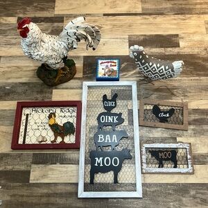 Farmhouse Animal Wall Decor Set
